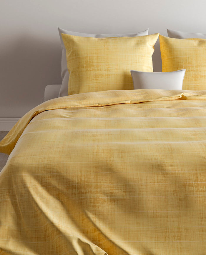 Zo Home Dekbedovertrek Katoen Yvan - yellow