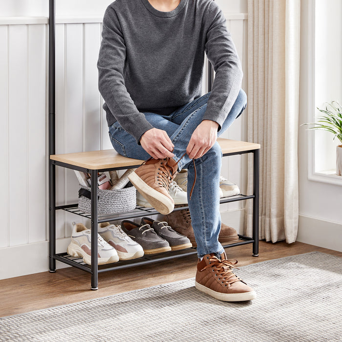 ACAZA Garderoberek Lichte eik