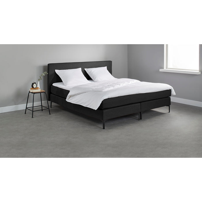Beter Bed box Oxford met gestoffeerd matras - 180x200 cm - zwart