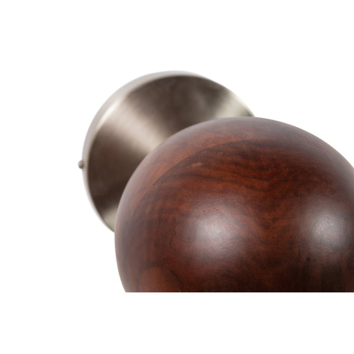 WOOOD Babble Wandlamp - Glas - Bruin - 27x24x18