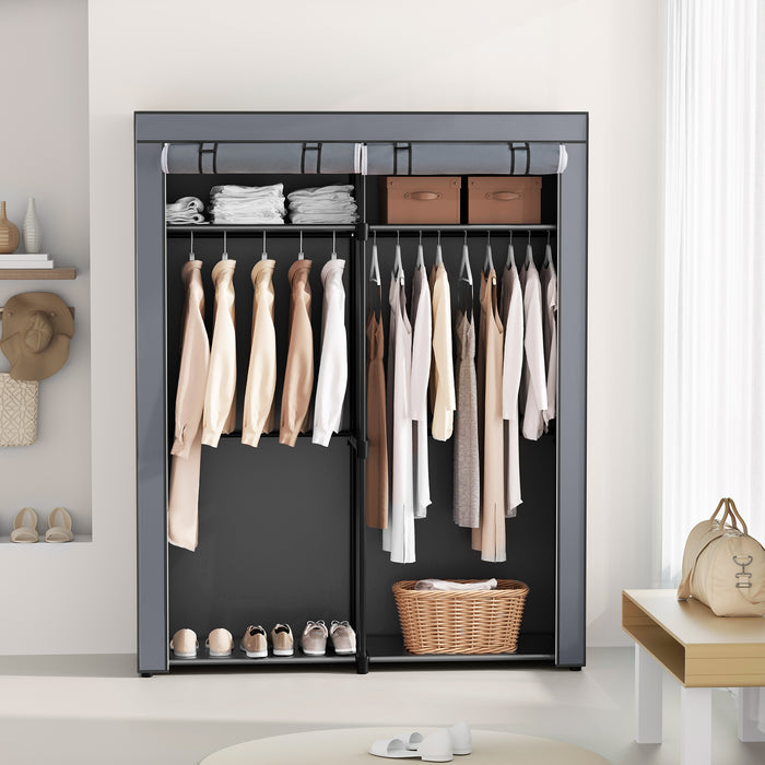 ACAZA Kledingkast Grijs