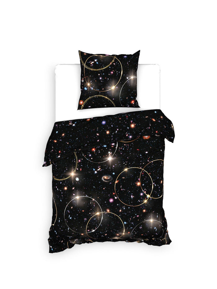 Heckett Lane Dekbedovertrek Katoen Twill Mecury - zwart