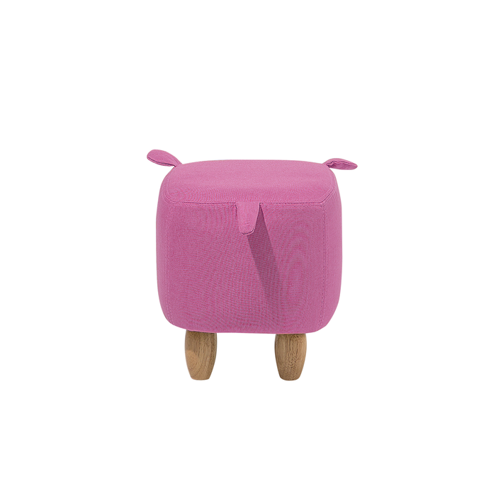 Beliani - PIGGY - Hocker - Roze - Polyester