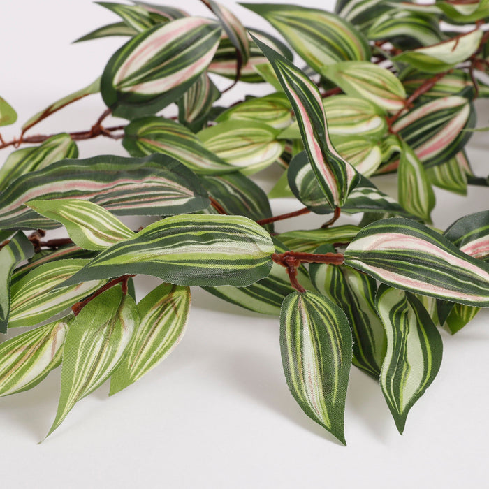 Mica Decorations Tradescantia Kunst Hangplant - H80 cm - Groen