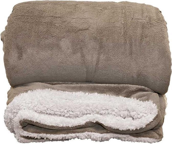 Unique Living | Lars XL plaid 220x240cm taupe