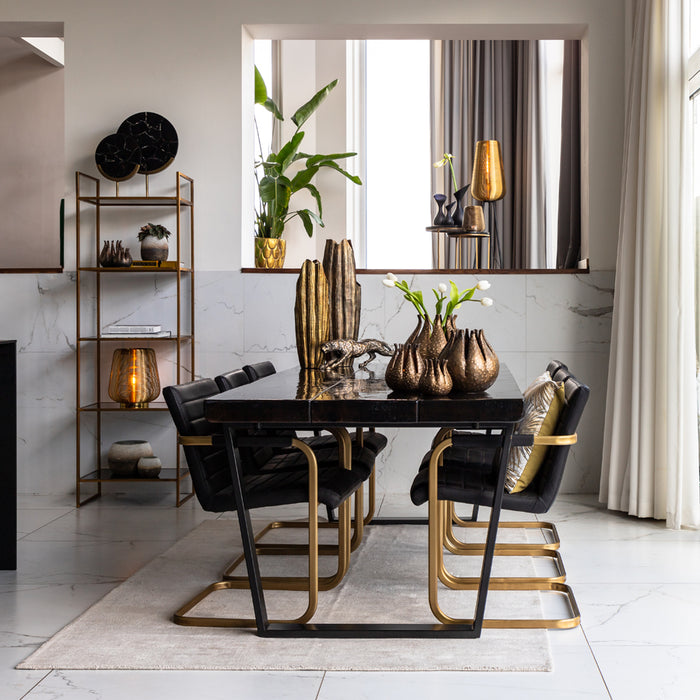 Light & Living Light&living Vaas deco 18x13x51 cm JUBILE antiek brons