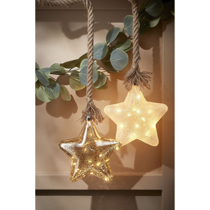 Luca Lighting Ster aan Touw Kerstverlichting met 15 LED - Ø20 cm