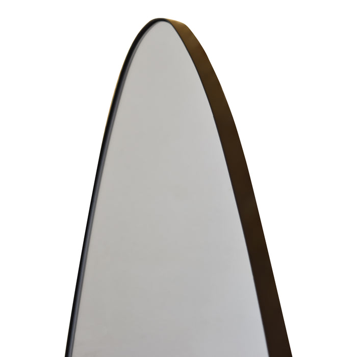 Fragix Nomad wandspiegel - Organisch - Zwart metaal - 120x45