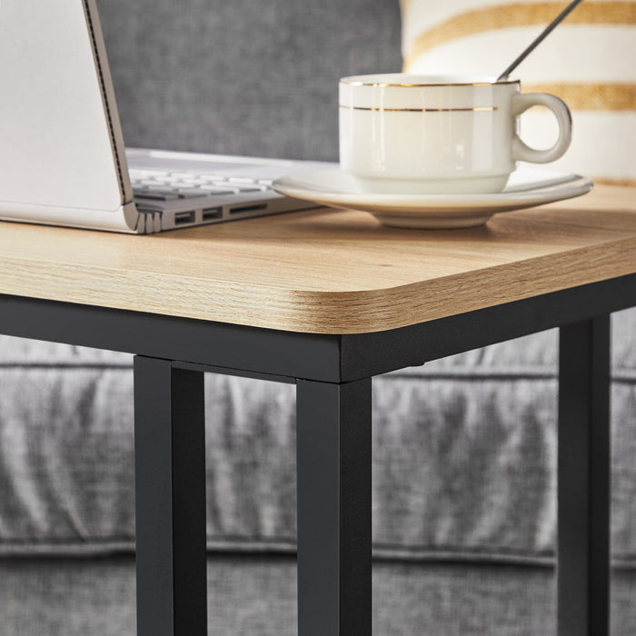 ACAZA Bijzettafel Lichte eik