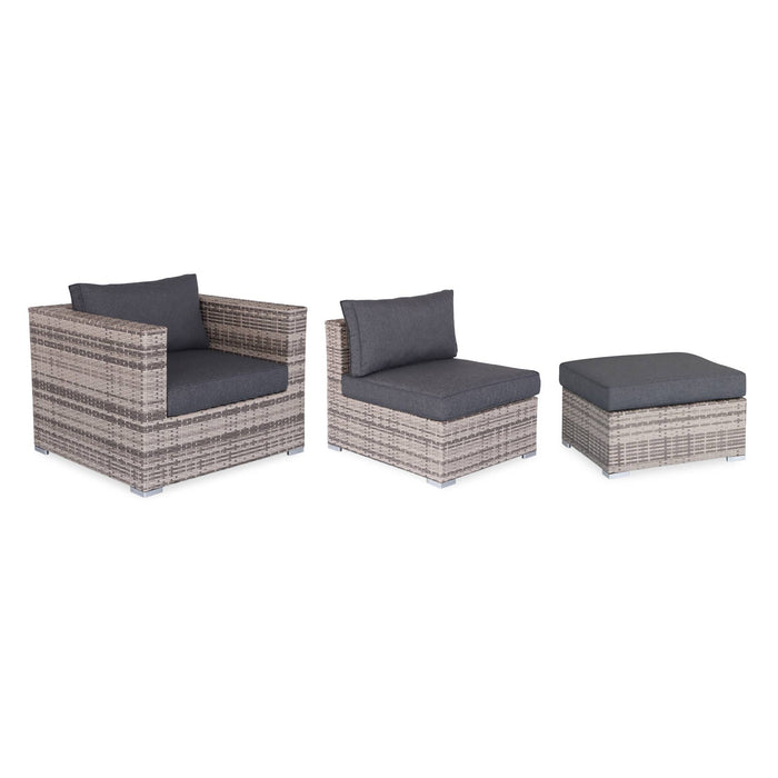 sweeek - Wicker loungeset 12 tot 14 plaatsen