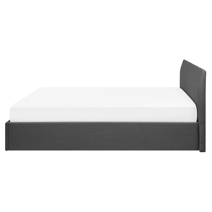 Beliani - ORBEY - Tweepersoonsbed - Grijs - 160 x 200 cm - Polyester