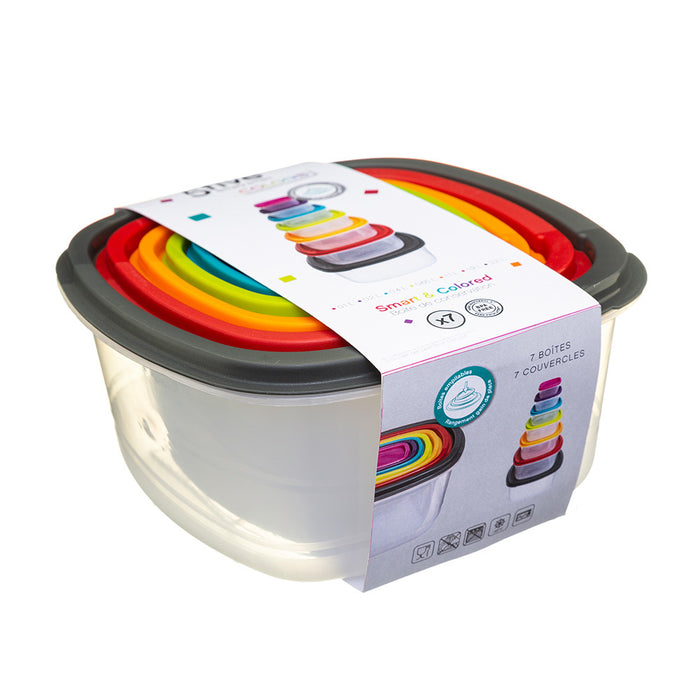 Five - Nestbare vershoudbakjes  | Vierkant - 7 formaten