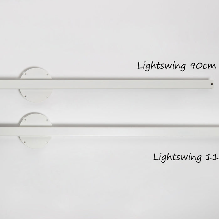 Lightswing® - Single Ophangsysteem voor één Hanglamp - Mat wit 90cm