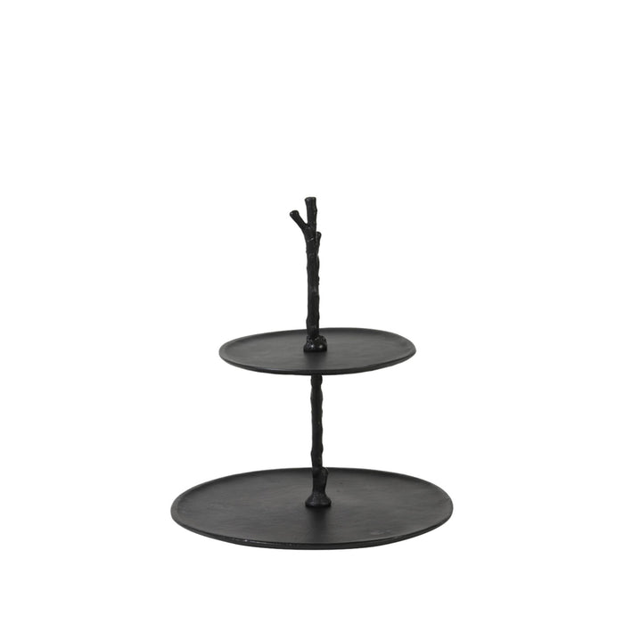 Light & Living Etagere Tresa - Zwart - 2 Laags