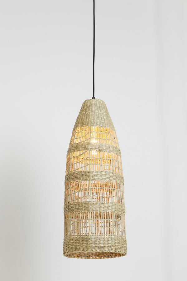 Light & Living Hanglamp Ø20x42 cm LATIKA zeegras naturel