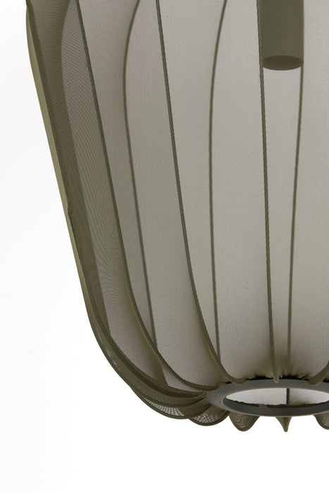 Light & Living Plumeria Hanglamp - XL - H 60 x Ø 50 cm - Donkergroen