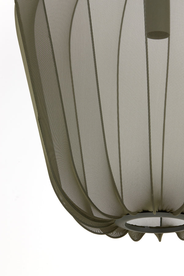 Light & Living Plumeria Hanglamp - XL - H 60 x Ø 50 cm - Donkergroen