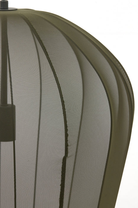 Light & Living Plumeria Hanglamp - XL - H 60 x Ø 50 cm - Donkergroen