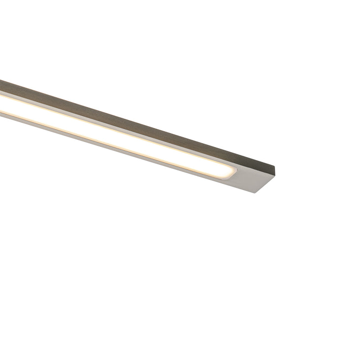 QAZQA Wandlamp staal 62 cm incl. LED IP44 - Jerre