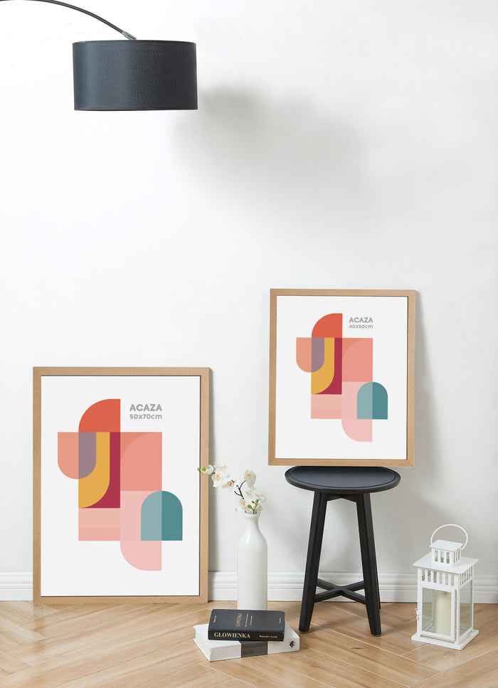 Fotokader - Fotolijst - 50x70 cm - MDF hout - Lichte Eik