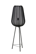 Light & Living Plumeria Vloerlamp - H 132 x Ø 42 cm - Zwart