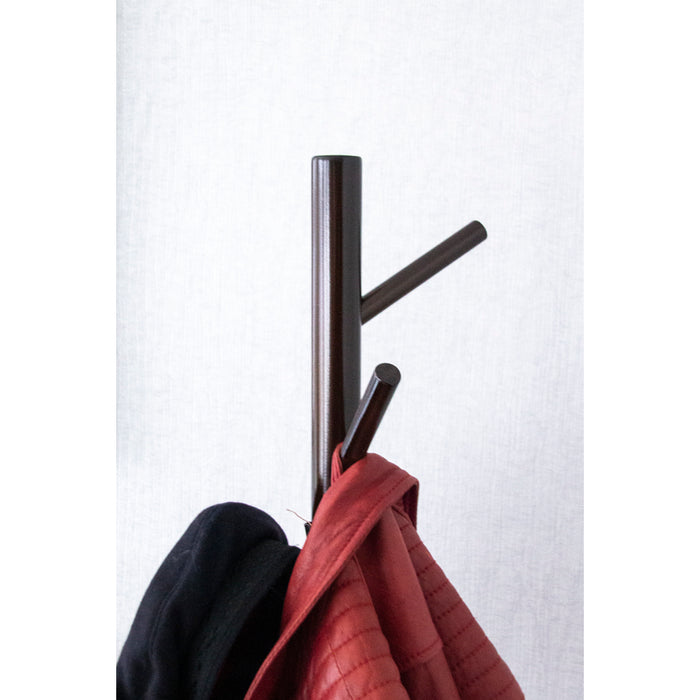 QUVIO Staande kapstok hout bruin