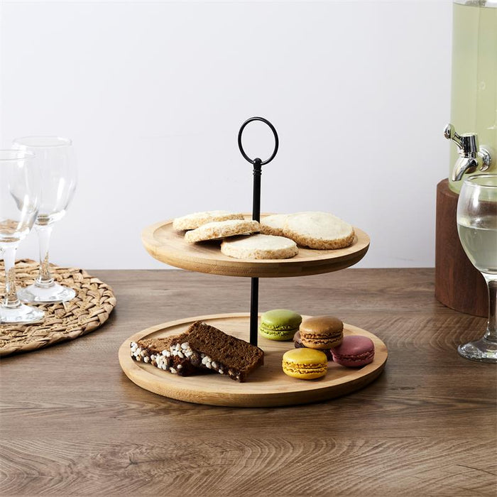 Etagere Bamboe 2-Laags