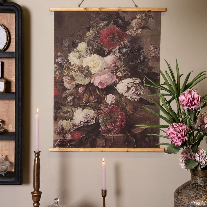 Clayre & Eef Decoratie Dienblad  65x40x9 cm Bruin Hout Ijzer Rechthoek