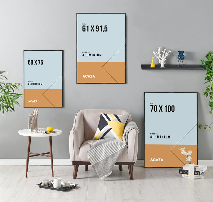 ACAZA Fotokader Zwart