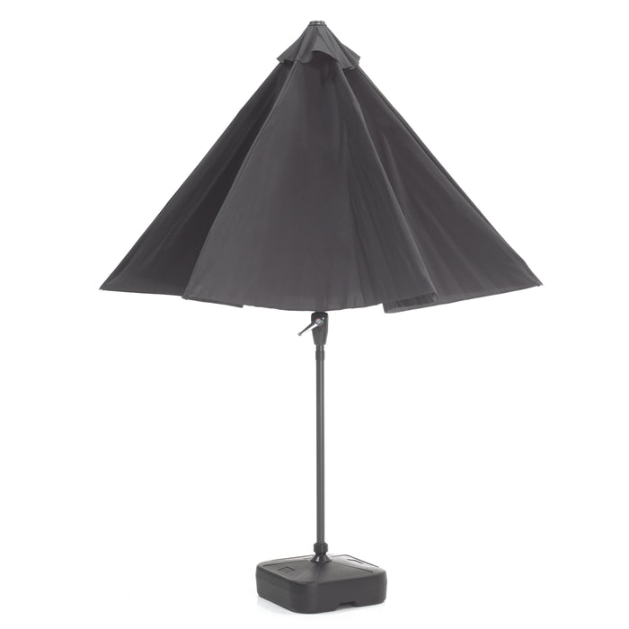 Ronde Stokparasol in aluminium - Parasol met 300 cm diameter - Grijs