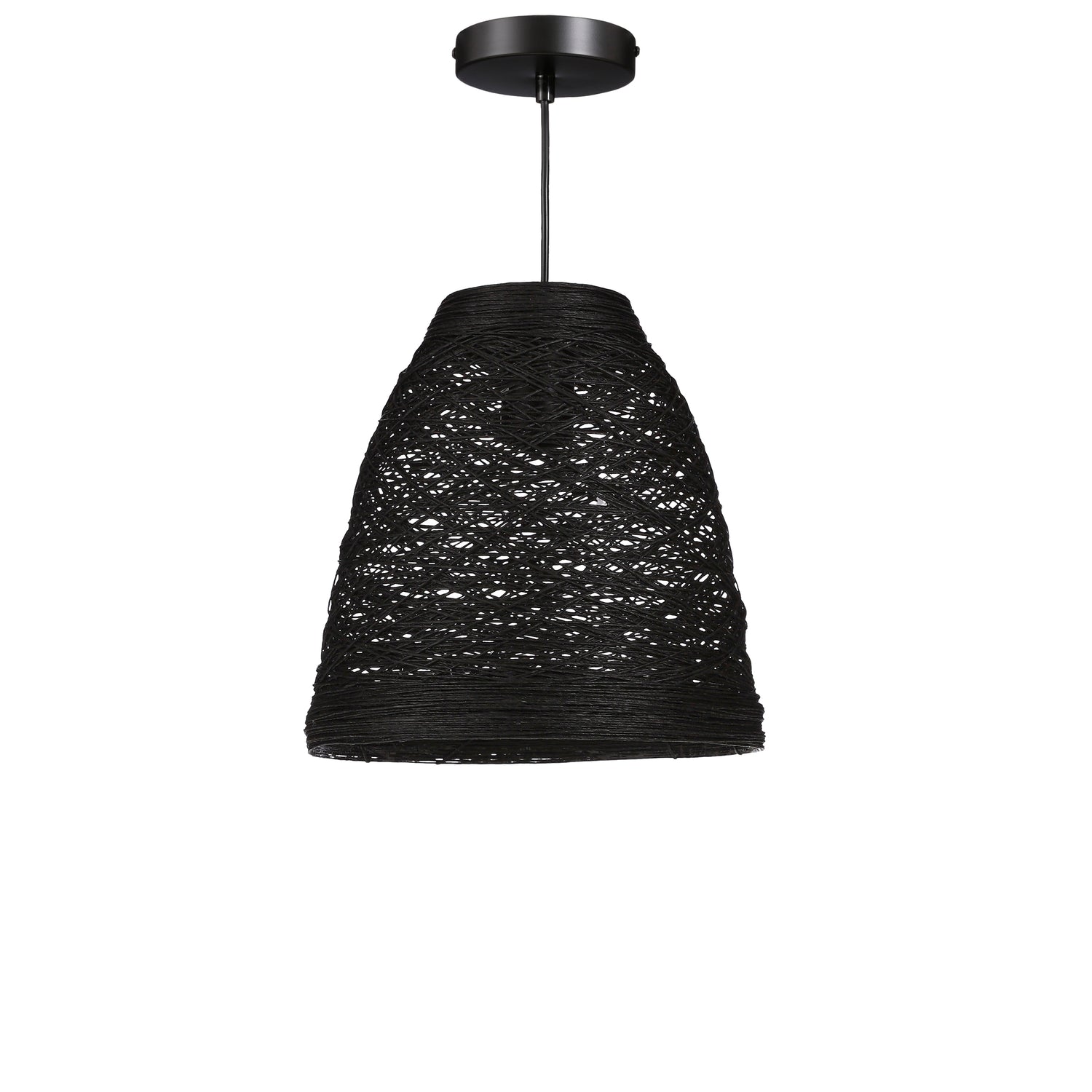 Mica Decorations Diora Hanglamp Ø 25,5 cm - Zwart