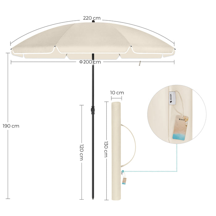 ACAZA Stokparasol Beige