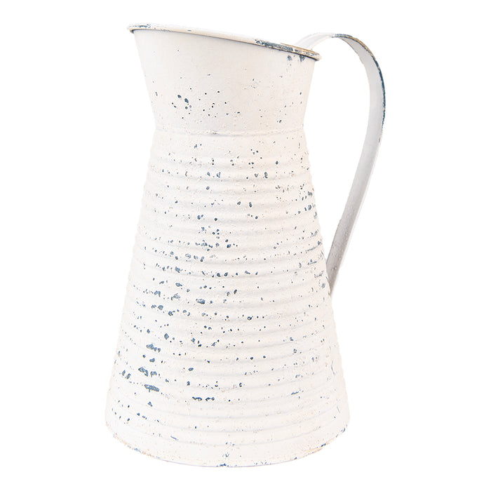 Clayre & Eef Decoratie Kan  20x15x24 cm Beige Ijzer Woonaccessoires