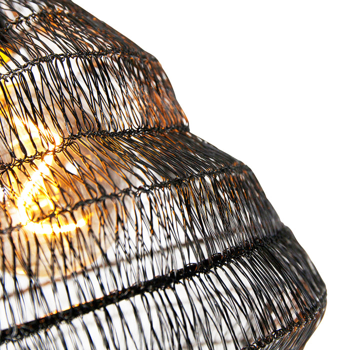 QAZQA Hanglamp vadi - Zwart - Oosters - D 400mm