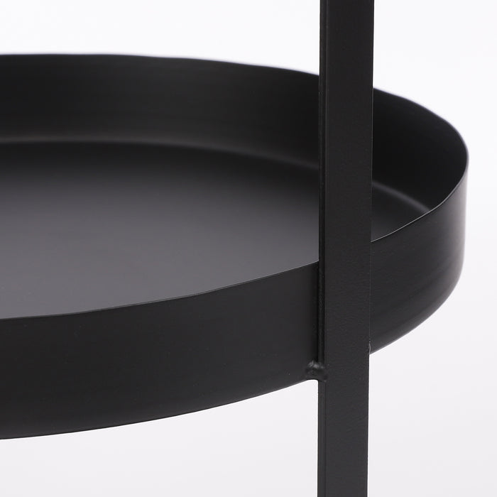 Mica Decorations Etagére - H41 x Ø25 cm - Zwart