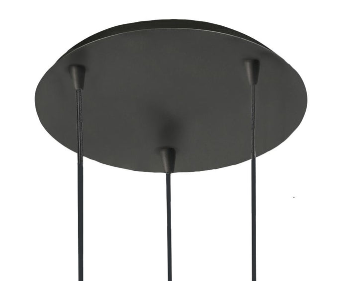 Highlight Hanglamp Cambio Black & Smoke  3 Lichts