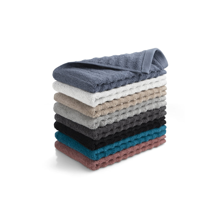 Seashell Wave Gastendoekjes - 6 stuks - 30x50cm - oud roze