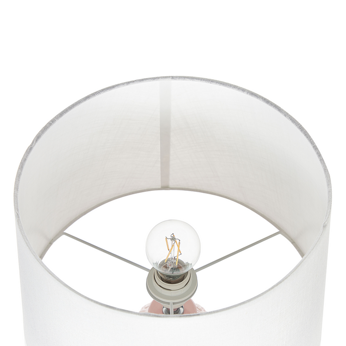 Beliani - ZARIMA - Tafellamp - Wit - Keramiek