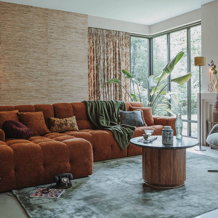 Goossens  Ensemble in Mango gelakt met zwart marmer