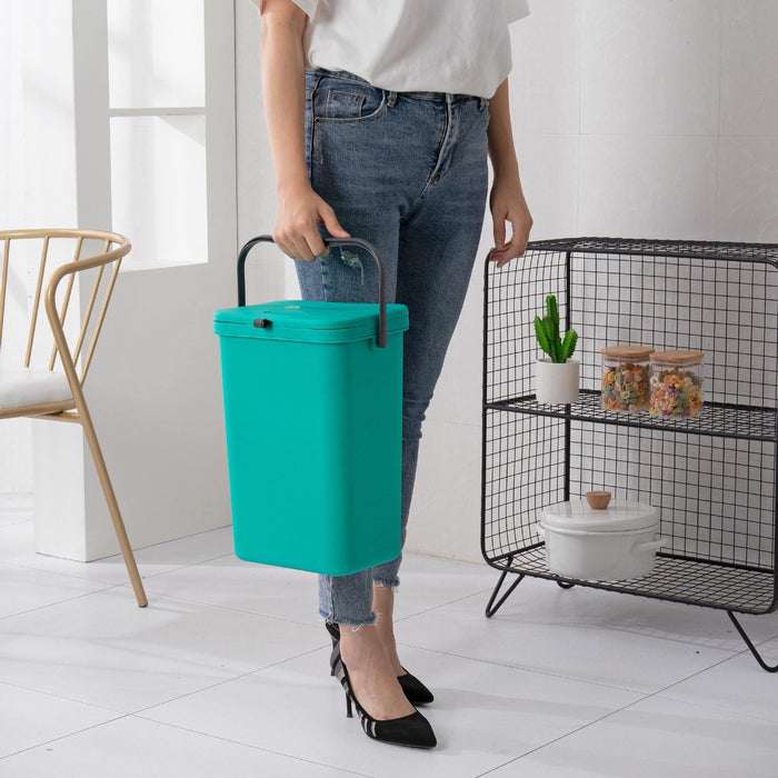 Homra Wall-Up inbouw prullenbak - 12L - Groen