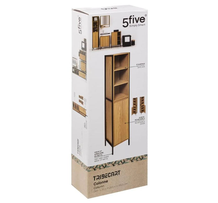 5Five - Kolomkast - Badkamer 30 x 28,5 x 168,5 cm