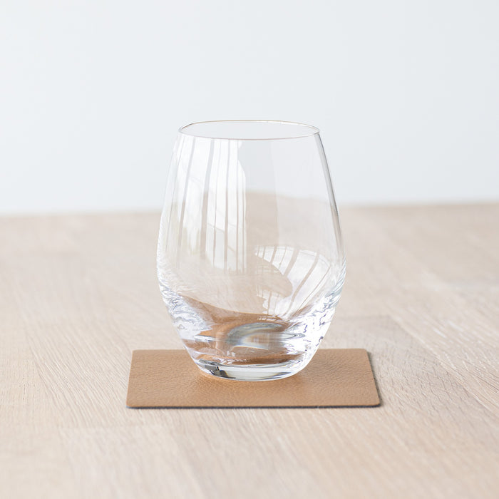 LIND DNA Serene Onderzetter Square - 4 st. - Cognac