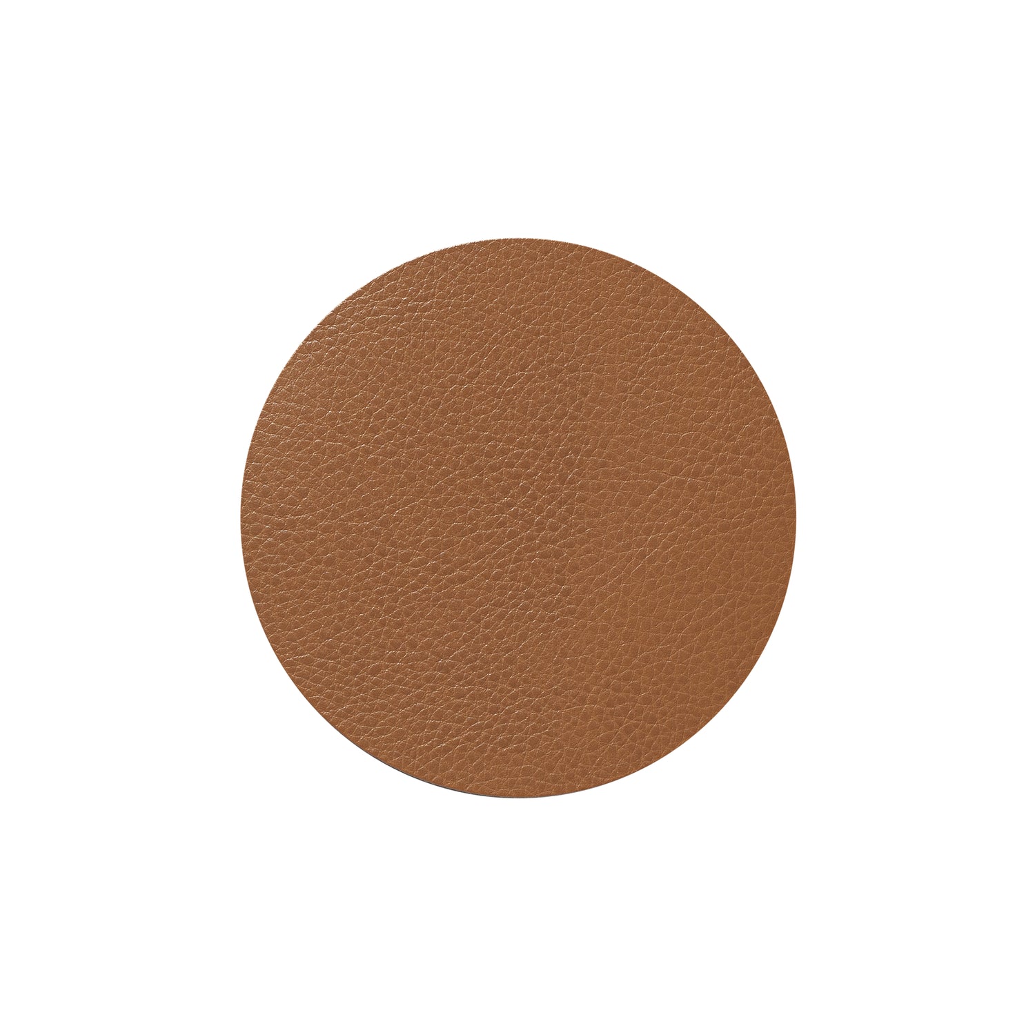 LIND DNA Serene Onderzetter Circle - 4 st. - Cognac