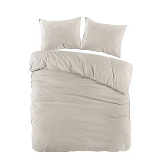 by fonQ Fresh Dekbedovertrek 240 x 200/220 cm - Dusty Sand