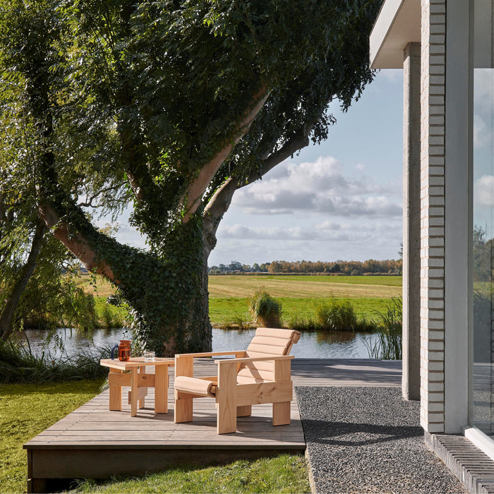 HAY Crate Loungestoel - Crème