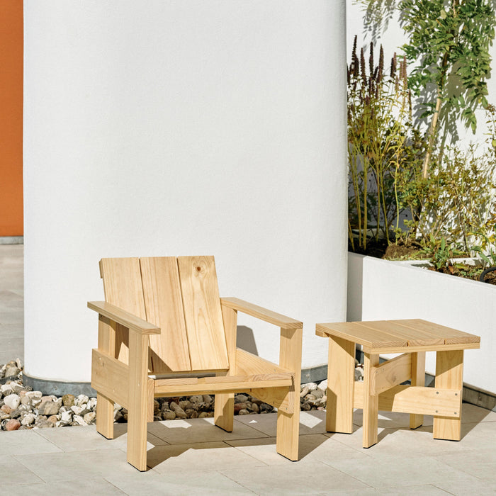 HAY Crate Loungestoel - Crème