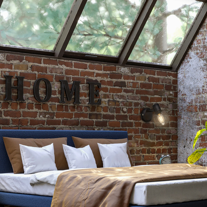 Searchlight Genua Wandlamp - Mesh Cage