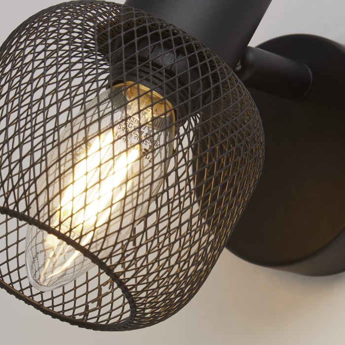 Searchlight Genua Wandlamp - Mesh Cage