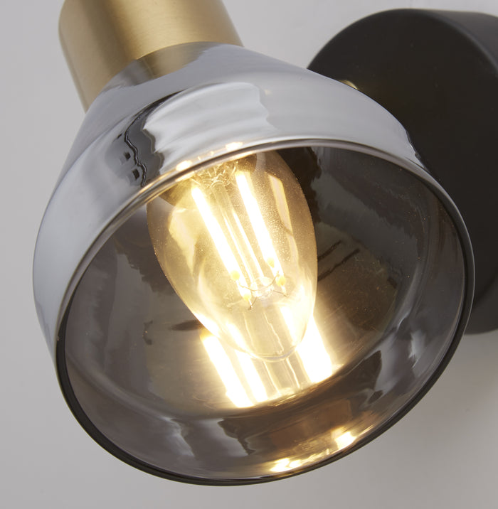 Searchlight Verona Wandlamp - Satin Brass