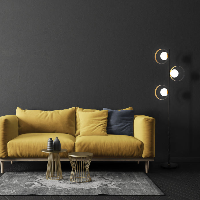 Searchlight Orbital Vloerlamp - Gold Leaf